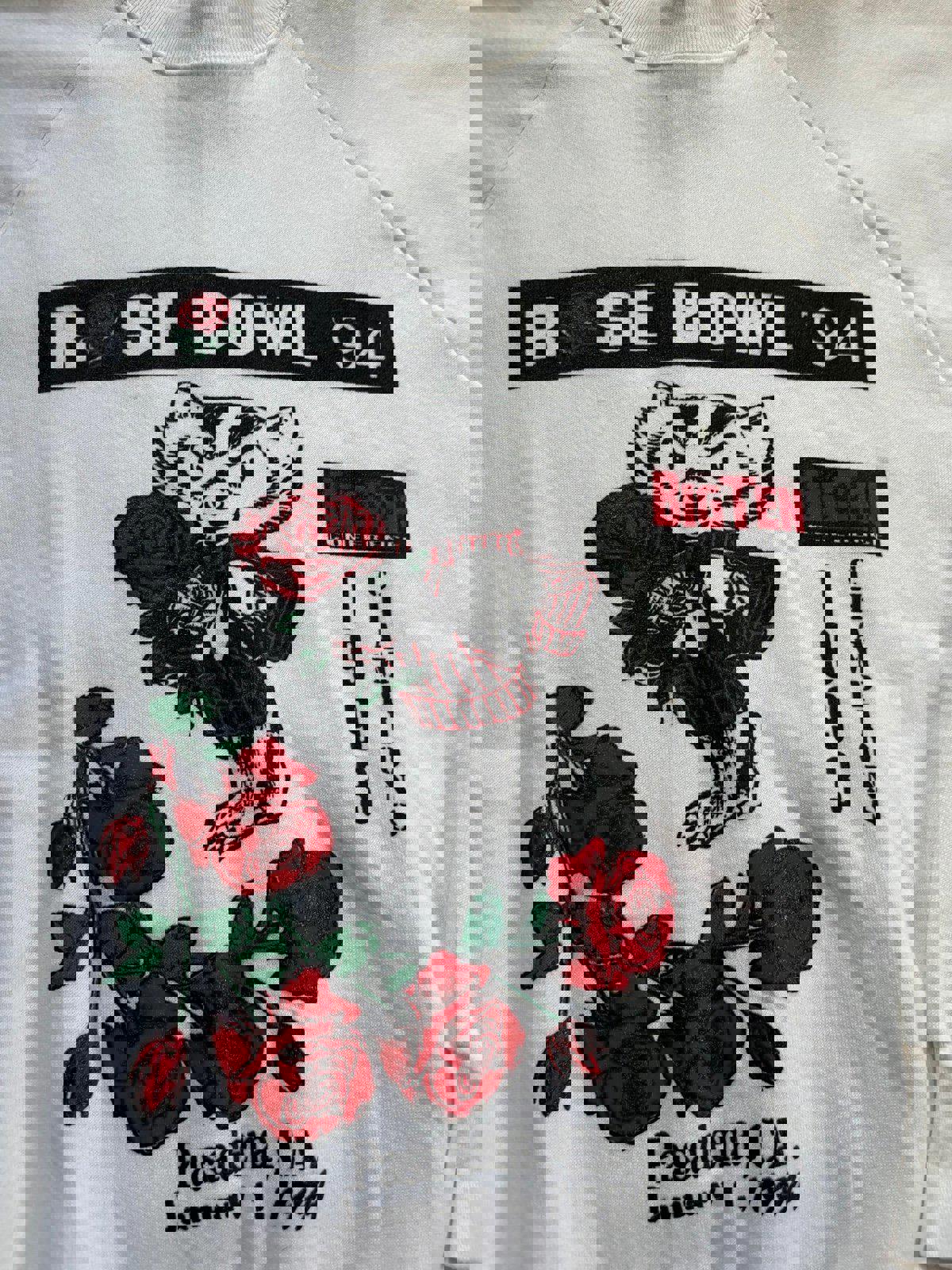 Vintage 90s University of Wisconsin Badgers Rose Bowl Crewneck Sweater