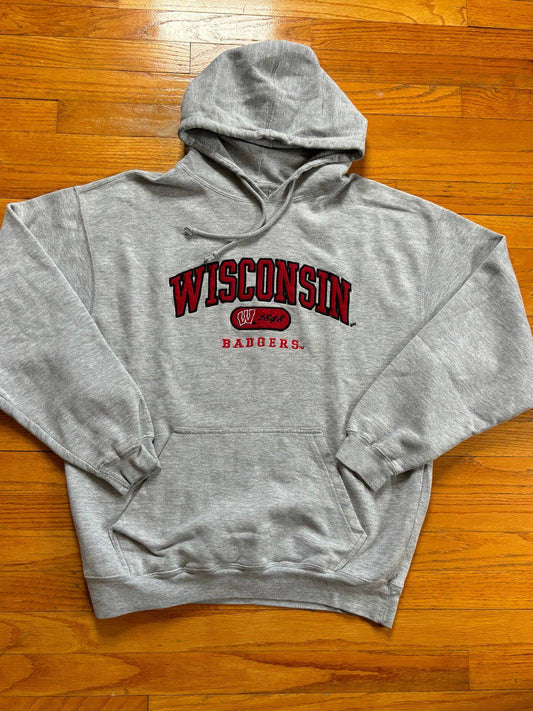 Vintage University of Wisconsin Badgers Hoodie Sweater
