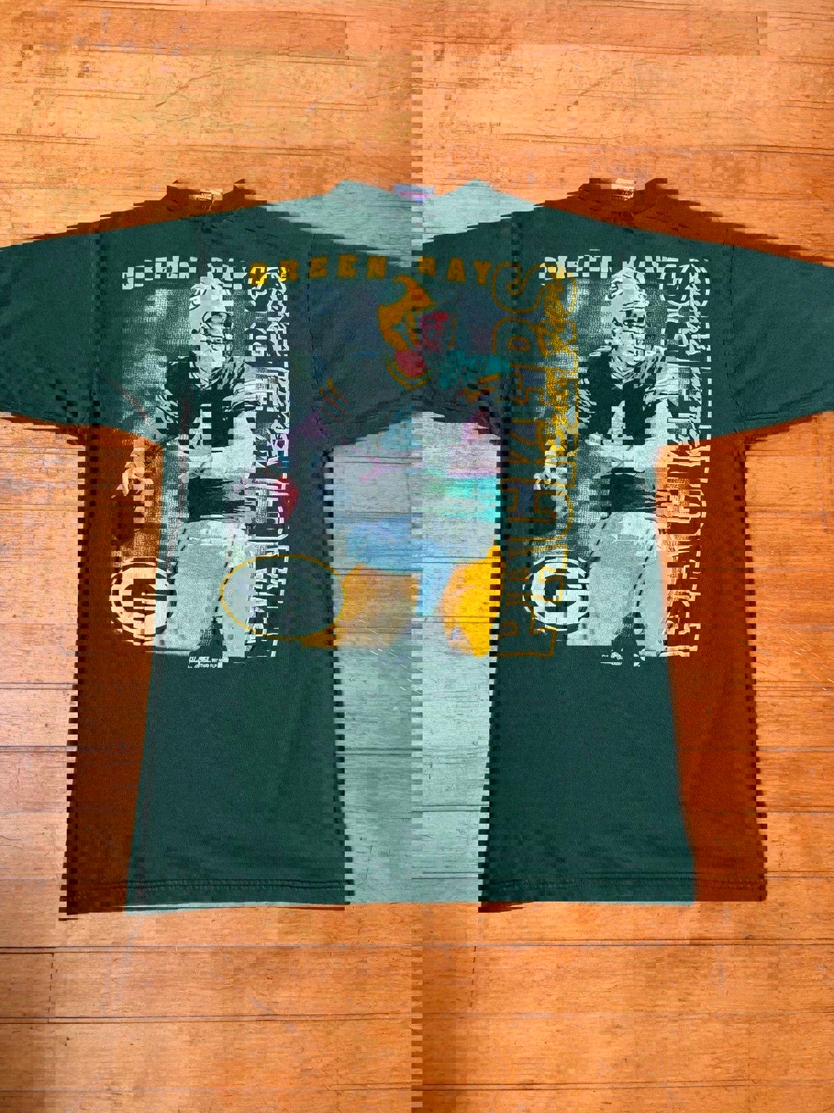 Vintage 90s NFL Brett Farve Green Bay Packers T-Shirt