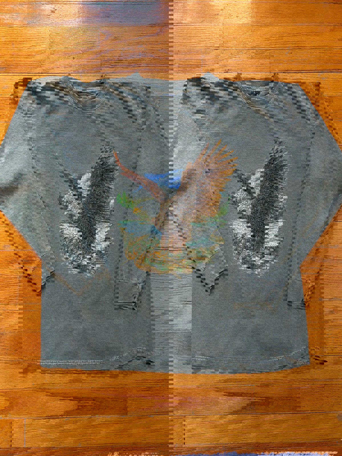 Vintage Nature Eagle Long Sleeve T-Shirt