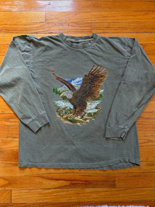 Vintage Nature Eagle Long Sleeve T-Shirt