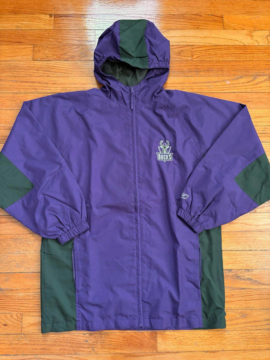 Vintage NBA Milwaukee Bucks Windbreaker Jacket