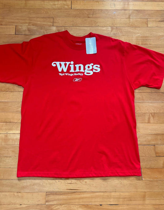 Vintage NWT NHL Detroit Red Wings Reebok T-Shirt