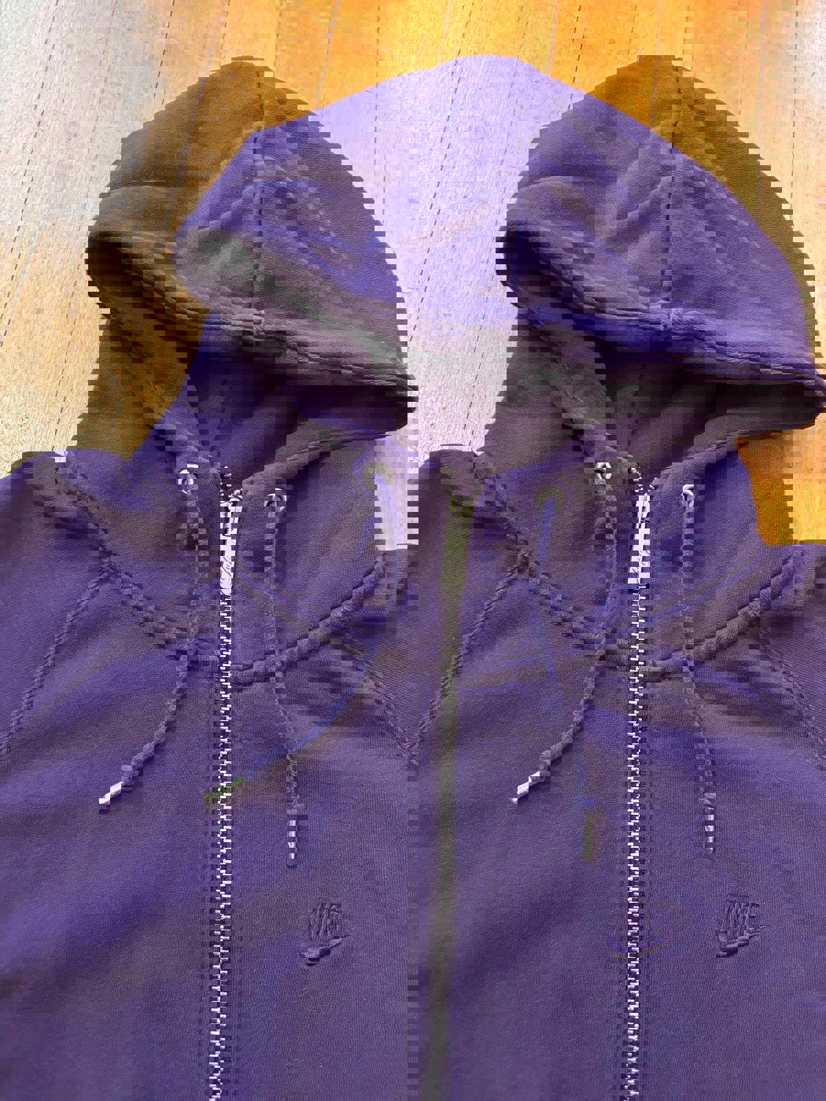 Vintage Nike Air Swoosh Purple Sweater Hoodie