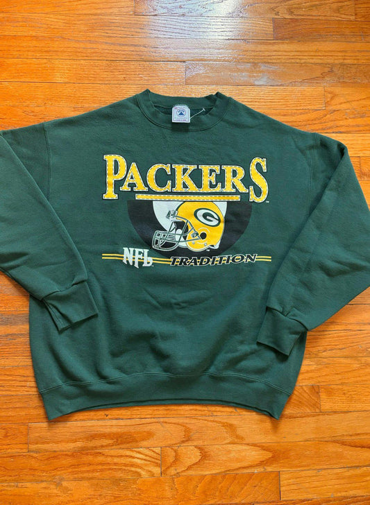 Vintage 90s NFL Green Bay Packer Crewneck Sweater