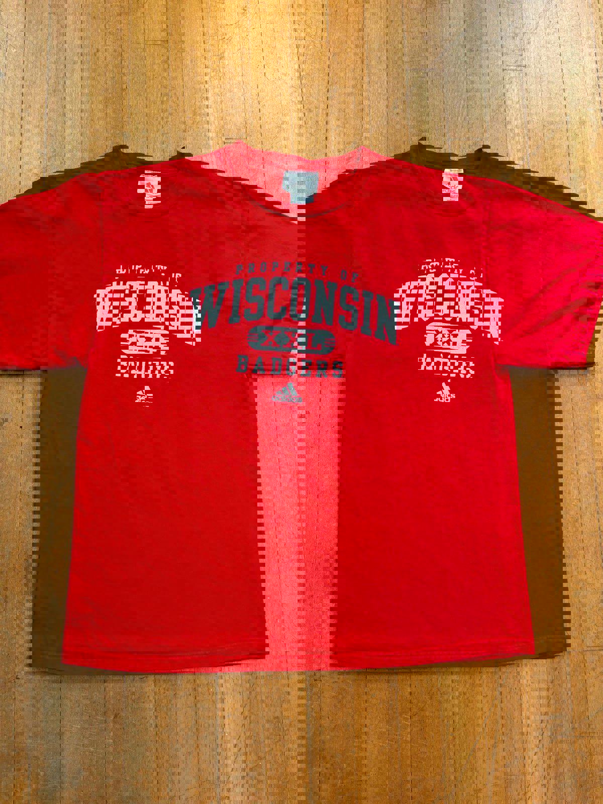 Vintage Adidas University of Wisconsin Badgers T-Shirt